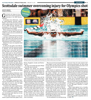 Scottsdale's Giles Smith Trains for An Olympics Shot