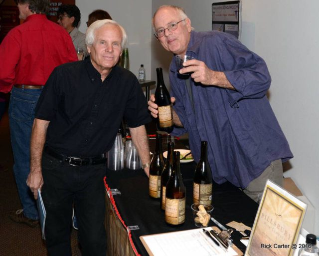 Me with winemaker and former film director Sam Pillsbury