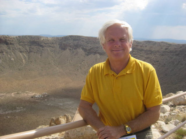 Me at Meteor Crater in northern Arizona